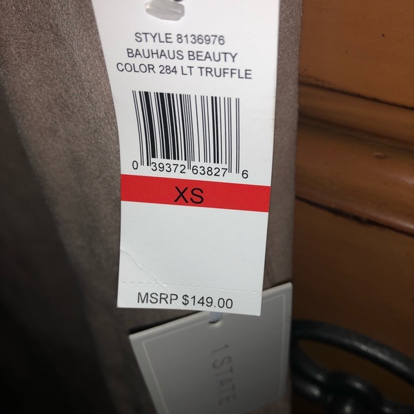 NWT 1.State Suede like dress with pockets size XS - Picture 5 of 5